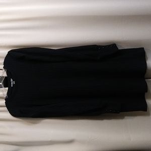 NWT!! CHARLOTTE RUSSE BLACK LONG SLEEVE  SWEATER DRESS. SIZE XL.